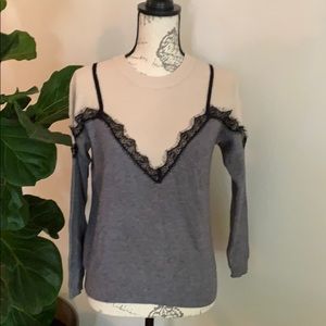 Lumiere Sweater with Lace Details